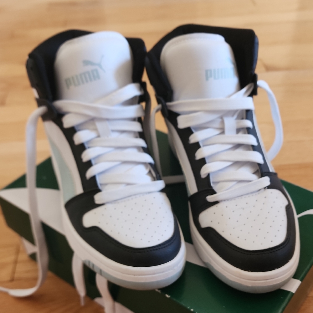 Puma Monochrome High-Top Sneakers